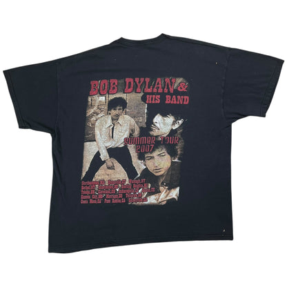 Vintage 2007 Bob Dylan Summer Tour faded band tee (L)