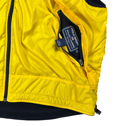 Vintage 90s Polo Sport Ralph Lauren reversible fleece vest (XL)