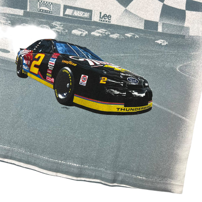 Vintage 90s Nutmeg NASCAR Rusty Wallace all over print racing tee (XL)