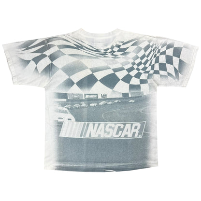 Vintage 90s Nutmeg NASCAR Rusty Wallace all over print racing tee (XL)