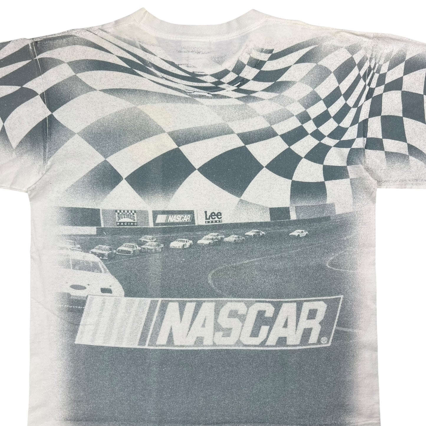 Vintage 90s Nutmeg NASCAR Rusty Wallace all over print racing tee (XL)