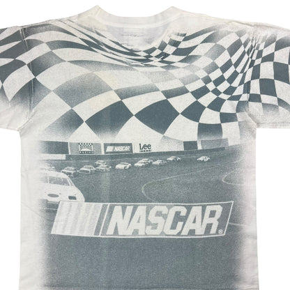 Vintage 90s Nutmeg NASCAR Rusty Wallace all over print racing tee (XL)