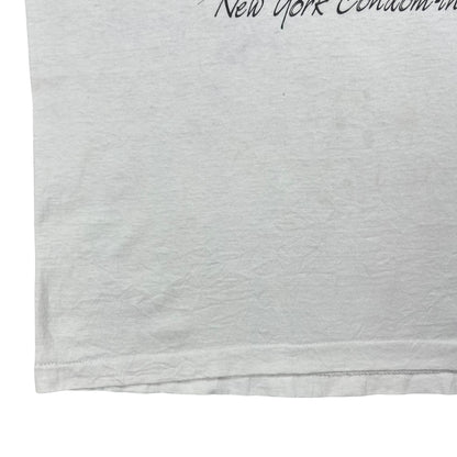 Vintage 1987 New York City Condom-iniums parody art tee (L)