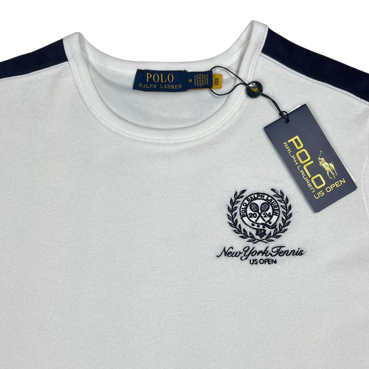 2024 Polo Ralph Lauren U.S. Open New York Tennis Terry cloth women’s tee (M) DS NWT