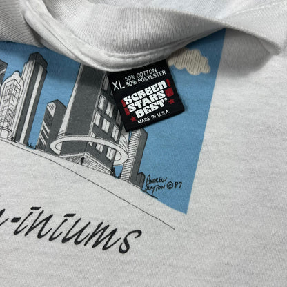 Vintage 1987 New York City Condom-iniums parody art tee (L)