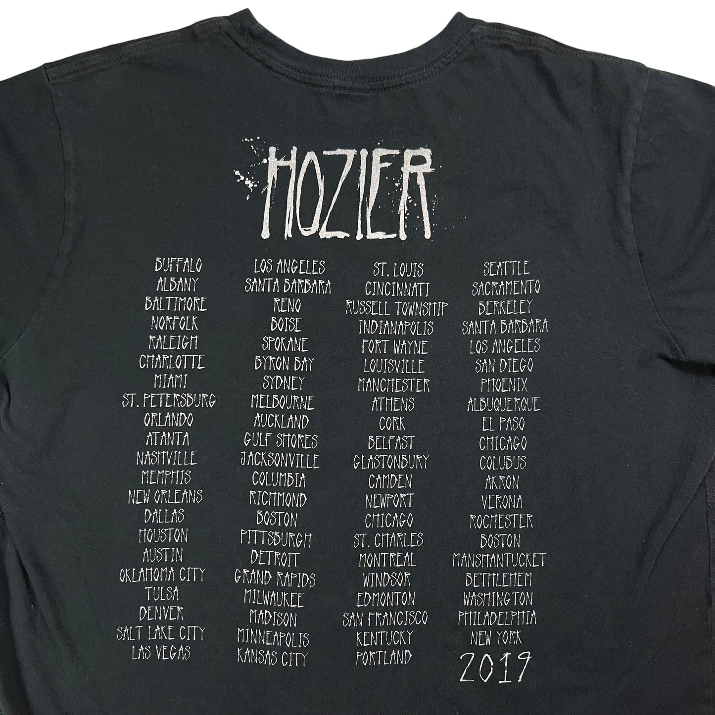 2019 Hozier Wasteland, Baby! USA tour tee (L)