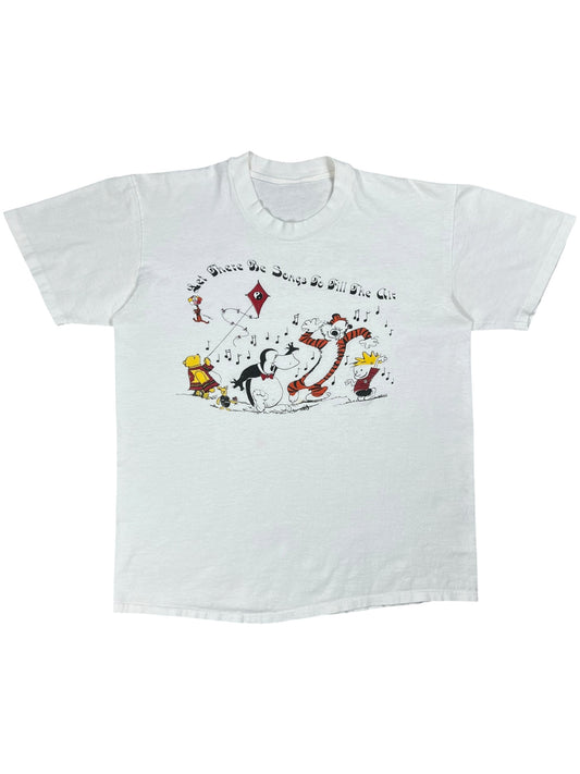 Vintage 90s Grateful Dead Cartoon Ripple / The Music Never Stopped lot band tee (M/L)