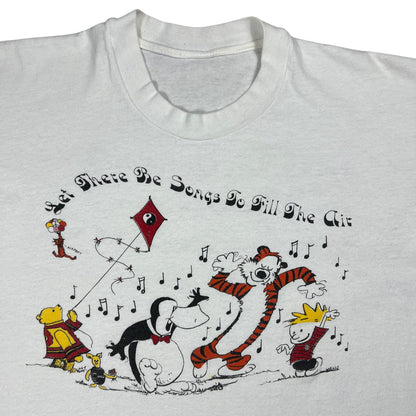 Vintage 90s Grateful Dead Cartoon Ripple / The Music Never Stopped lot band tee (M/L)