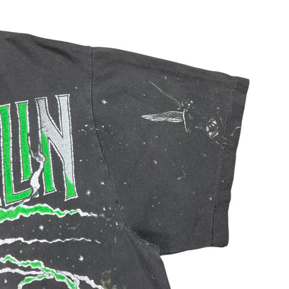 Vintage 1991 Winterland Led Zeppelin Wizard all over print band tee (L)