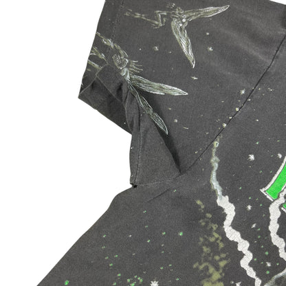 Vintage 1991 Winterland Led Zeppelin Wizard all over print band tee (L)