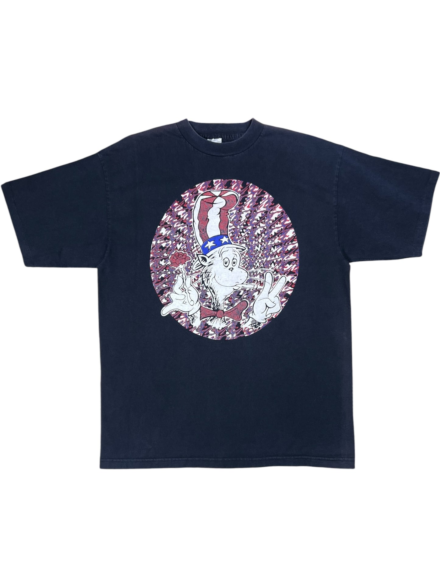 Vintage 90s Grateful Dead Cat in the Hat Joint faded band lot tee (XL)