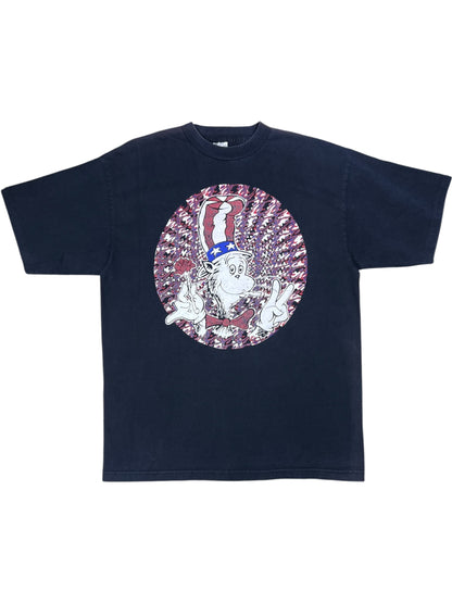 Vintage 90s Grateful Dead Cat in the Hat Joint faded band lot tee (XL)