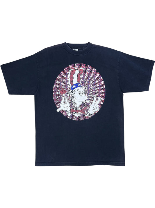 Vintage 90s Grateful Dead Cat in the Hat Joint faded band lot tee (XL)