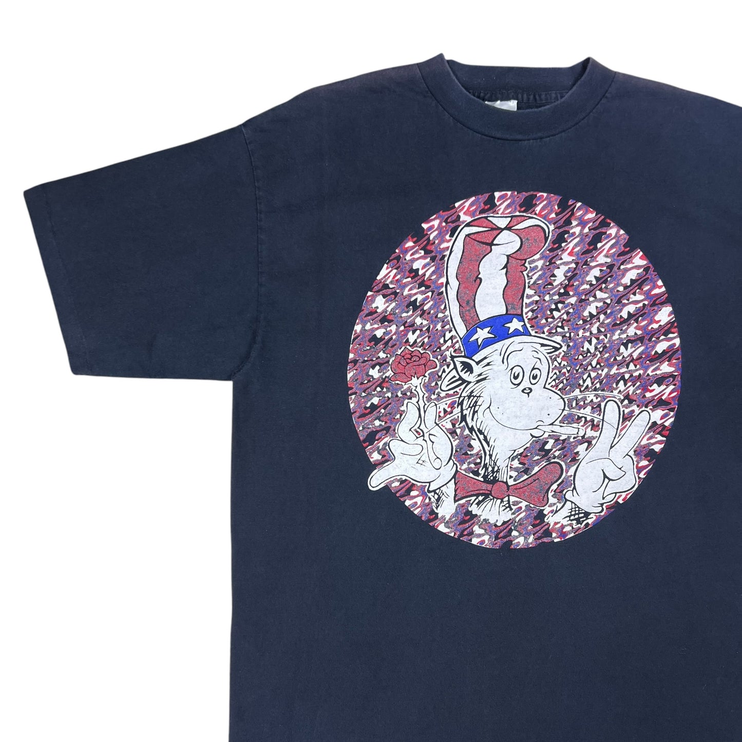 Vintage 90s Grateful Dead Cat in the Hat Joint faded band lot tee (XL)