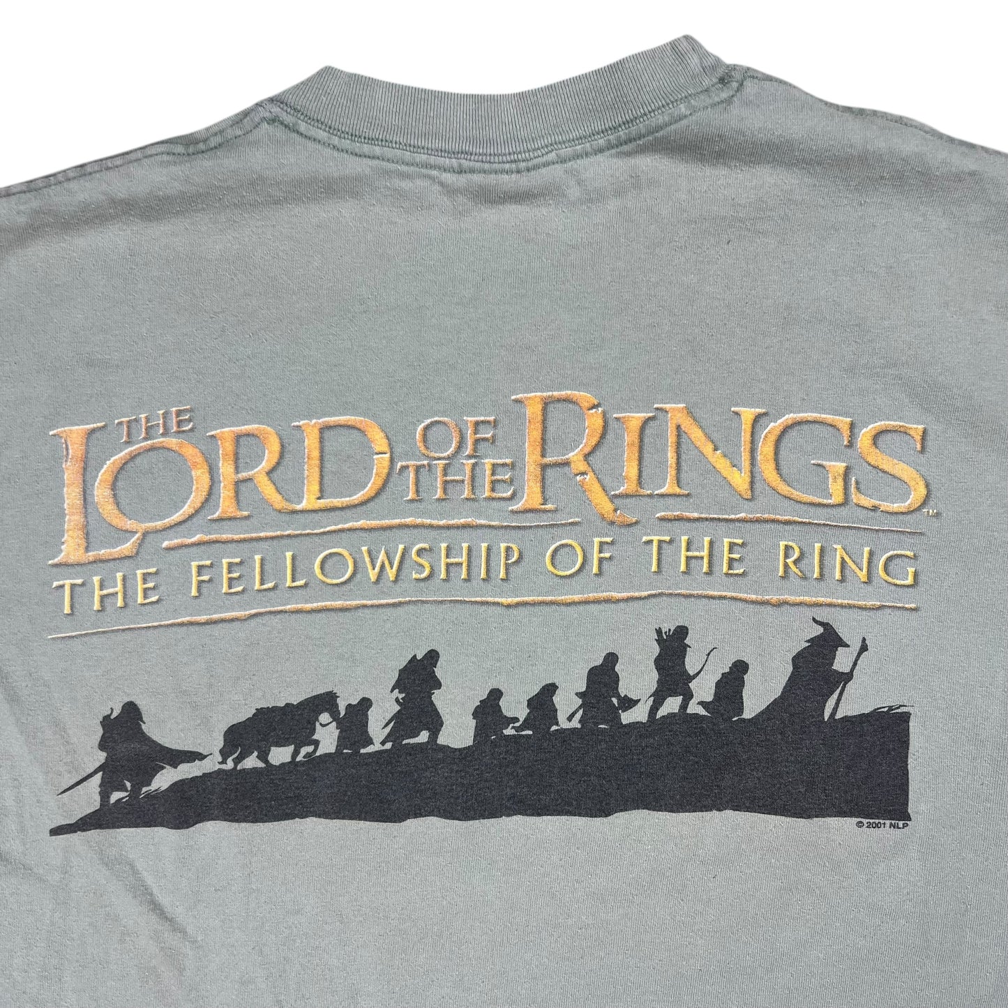 Vintage 2001 The Lord of the Rings Fellowship of the Rings movie promo tee (M)
