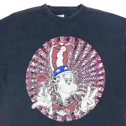 Vintage 90s Grateful Dead Cat in the Hat Joint faded band lot tee (XL)