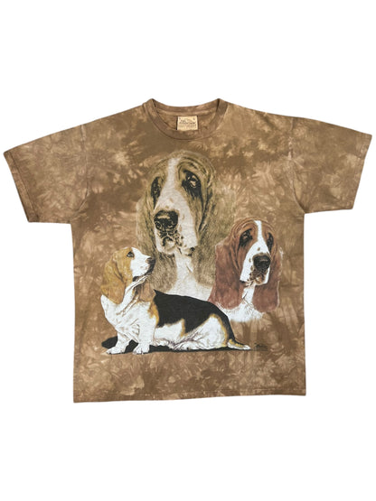 Vintage 2000 The Mountain dogs tie dye faded tee (L)