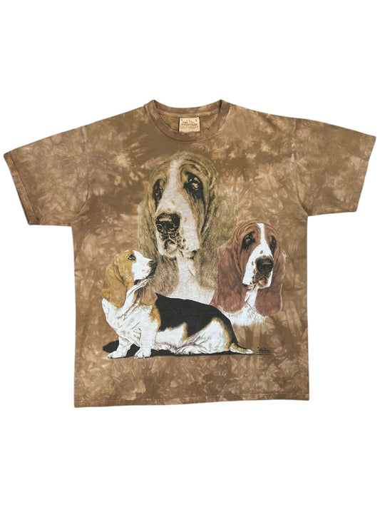 Vintage 2000 The Mountain dogs tie dye faded tee (L)