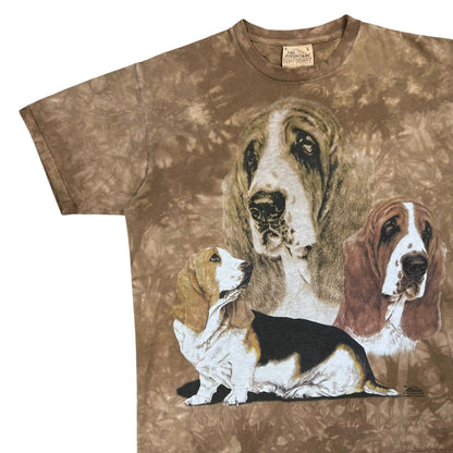 Vintage 2000 The Mountain dogs tie dye faded tee (L)