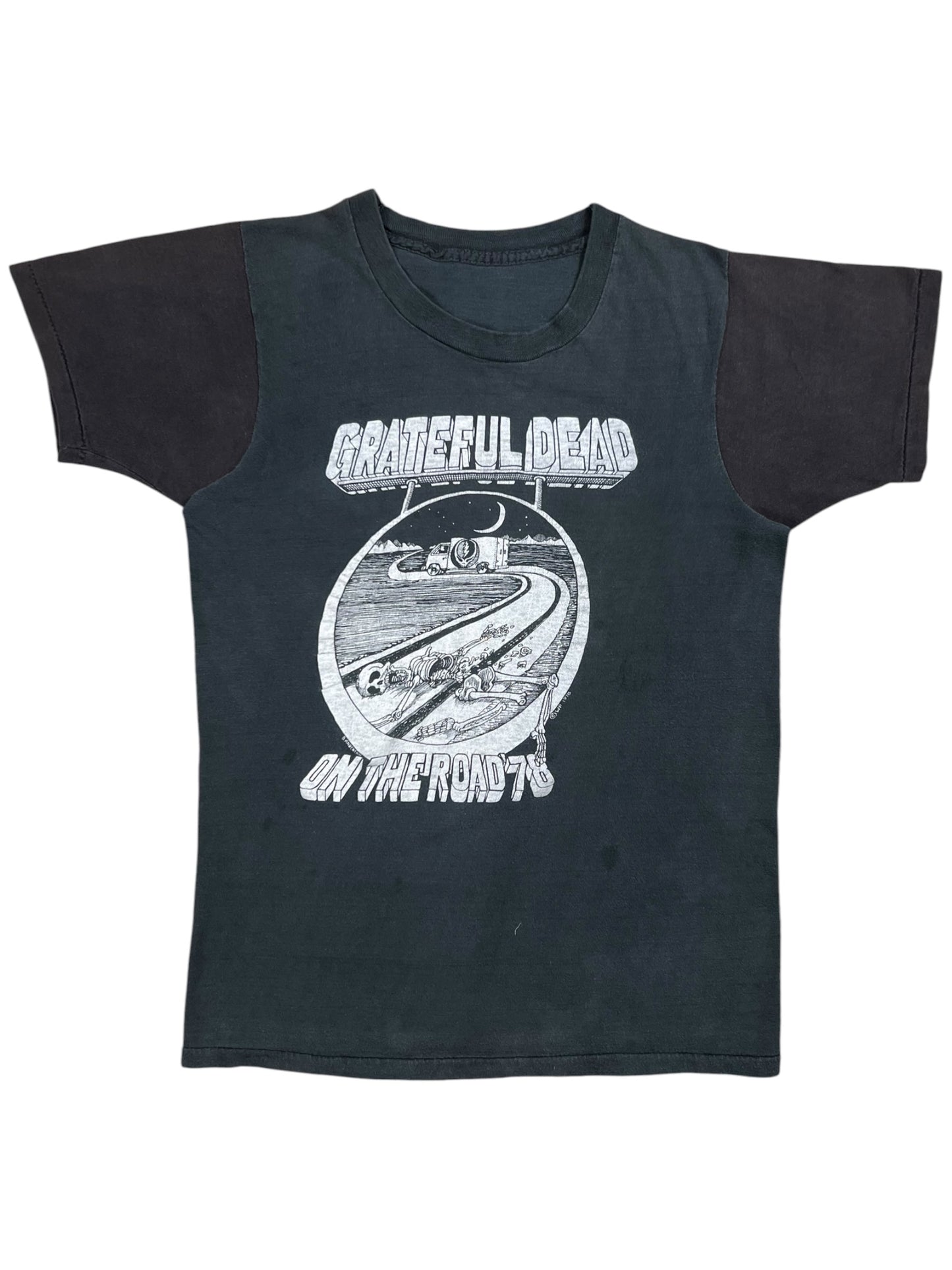 Vintage 1970s Grateful Dead On The Road ‘78 faded band tee (S)