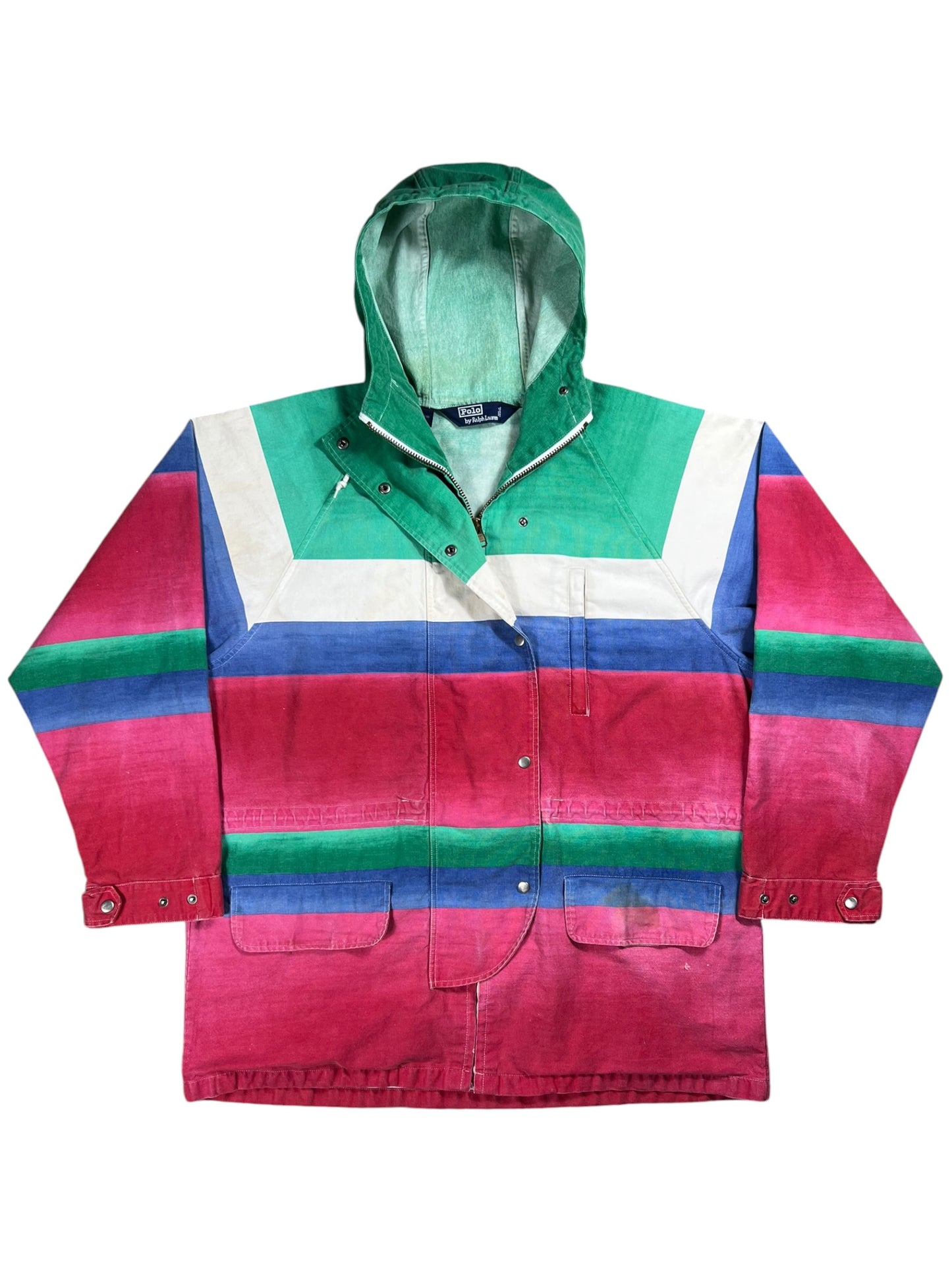 Vintage 1993 Polo Ralph Lauren Sailing Regatta Bayport CPRL RL93 Stadium faded jacket (XL)