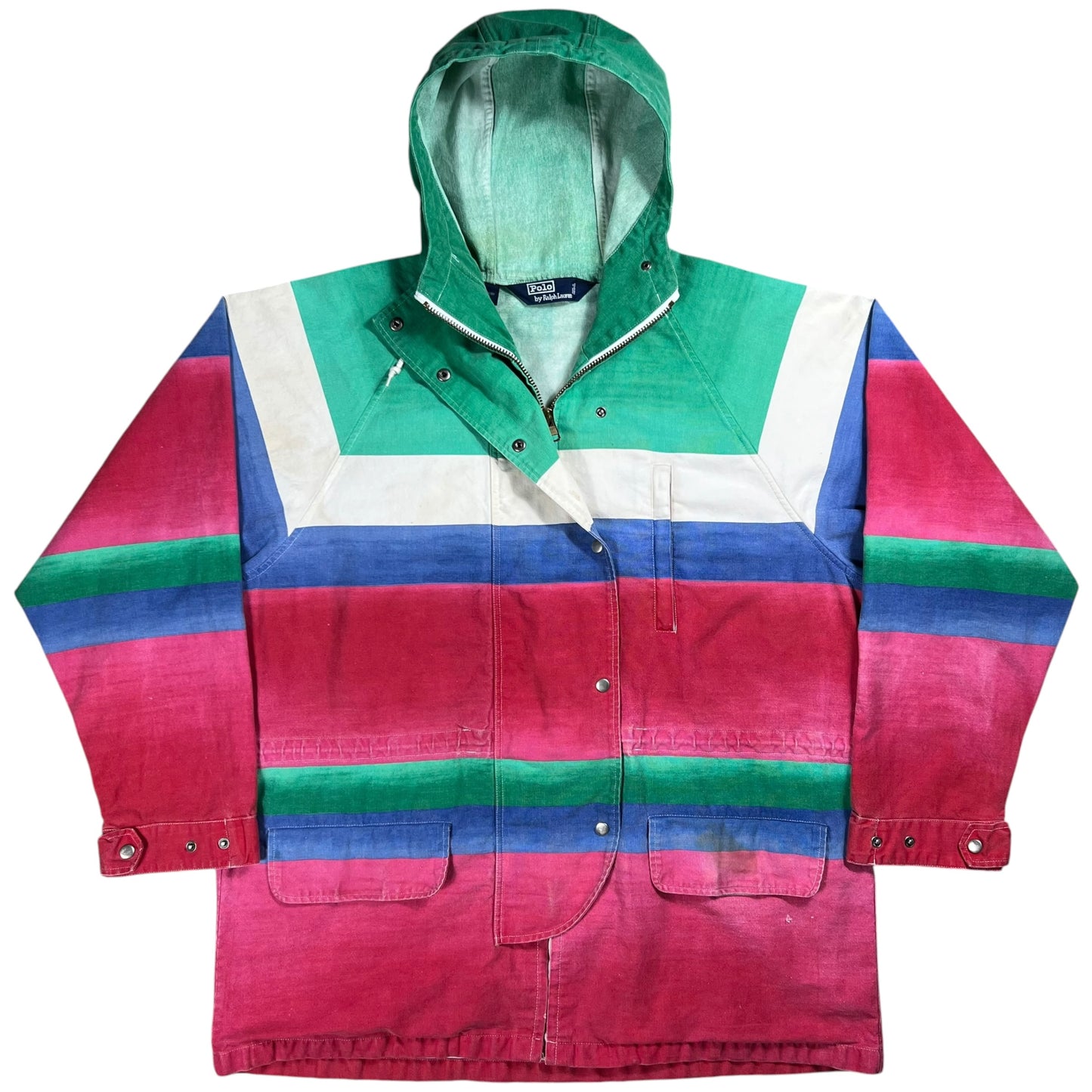 Vintage 1993 Polo Ralph Lauren Sailing Regatta Bayport CPRL RL93 Stadium faded jacket (XL)