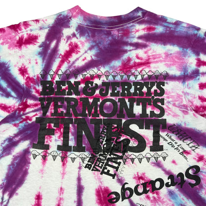 Vintage 90s Grateful Dead Cherry Garcia Ben & Jerry’s TEST PRINT tie dye tee (M)
