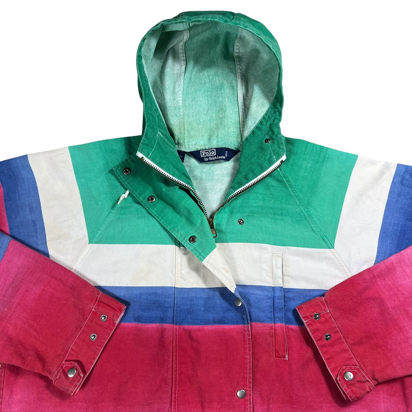 Vintage 1993 Polo Ralph Lauren Sailing Regatta Bayport CPRL RL93 Stadium faded jacket (XL)