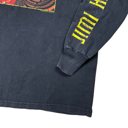 Vintage 2004 Jimi Hendrix long sleeve print faded band tee (L)