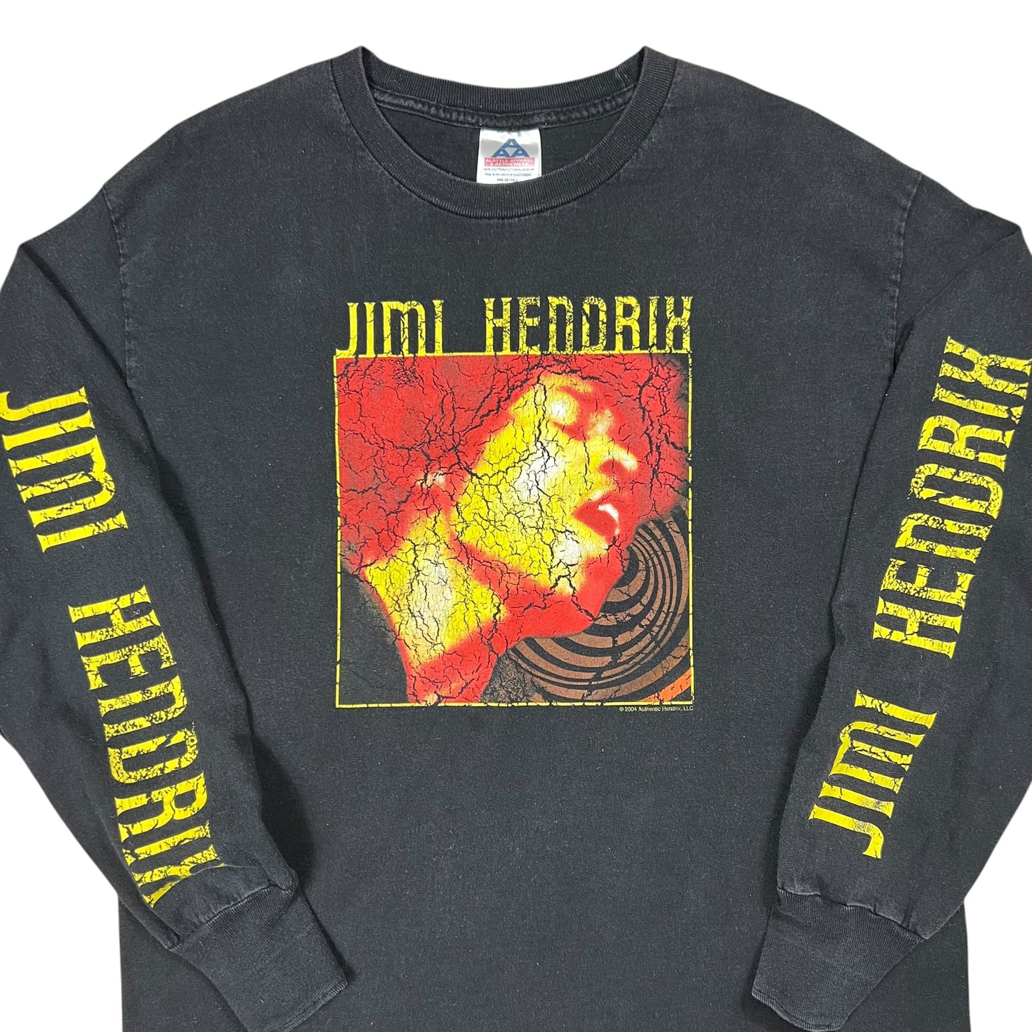 Vintage 2004 Jimi Hendrix long sleeve print faded band tee (L)