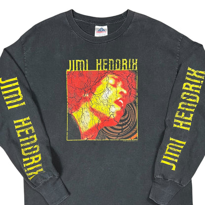 Vintage 2004 Jimi Hendrix long sleeve print faded band tee (L)