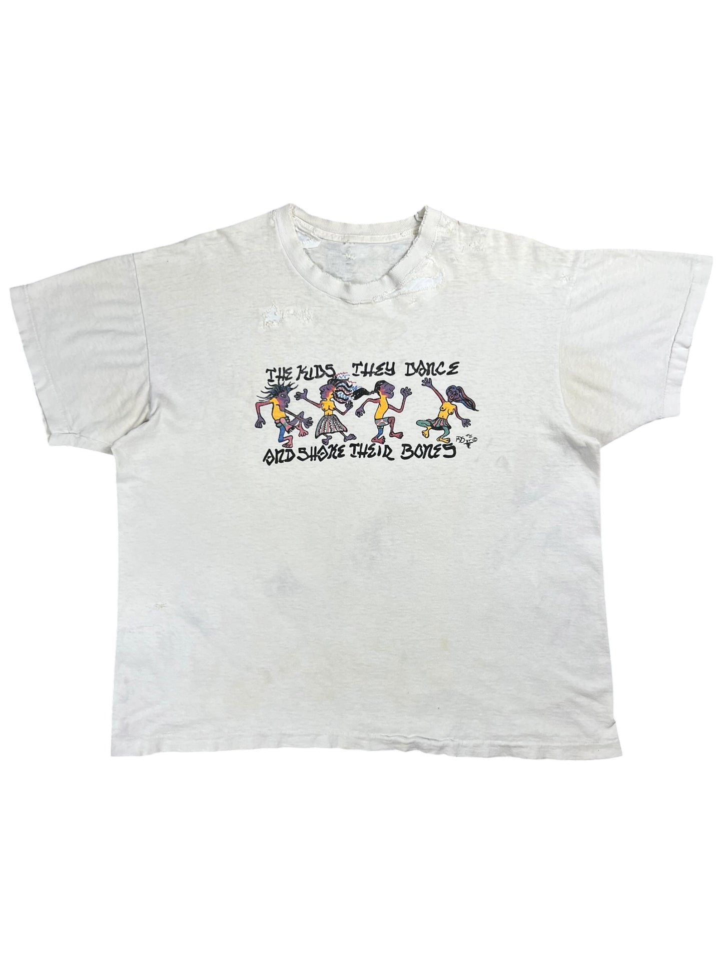 Vintage 90s Grateful Dead Throwing Stones Repaired distressed band tee (XL)