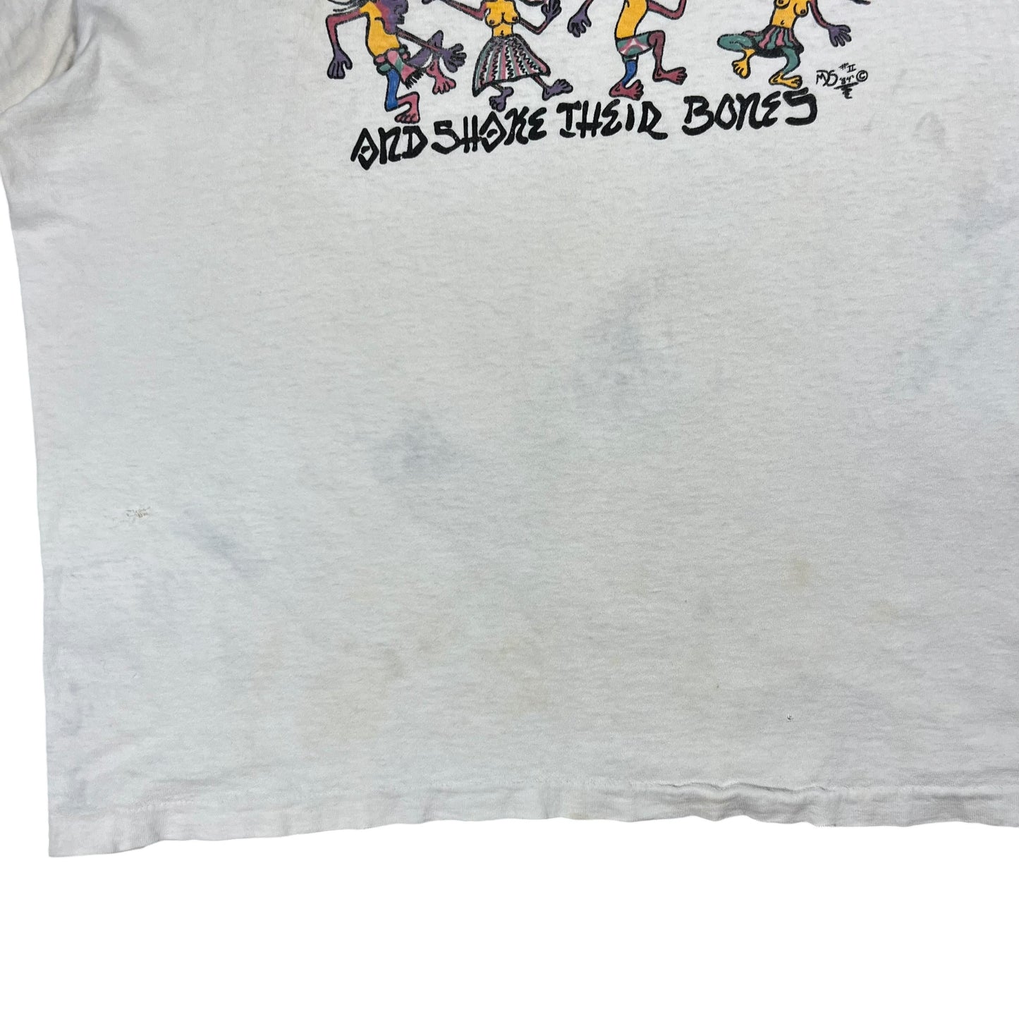 Vintage 90s Grateful Dead Throwing Stones Repaired distressed band tee (XL)