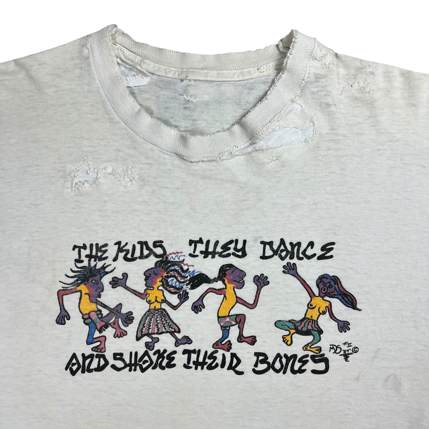 Vintage 90s Grateful Dead Throwing Stones Repaired distressed band tee (XL)