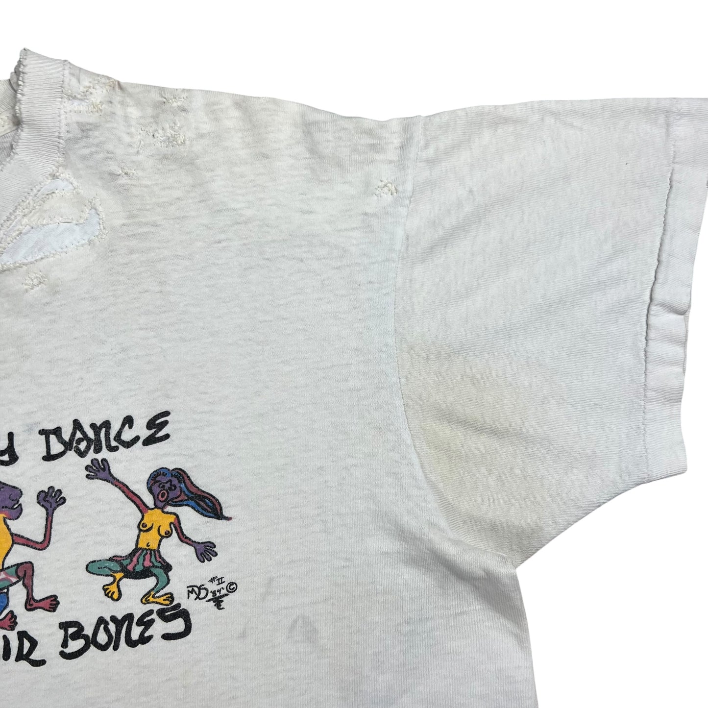 Vintage 90s Grateful Dead Throwing Stones Repaired distressed band tee (XL)