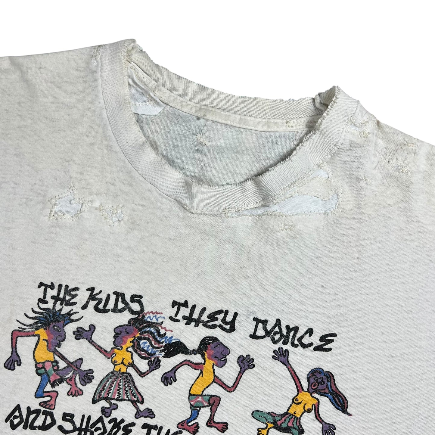 Vintage 90s Grateful Dead Throwing Stones Repaired distressed band tee (XL)