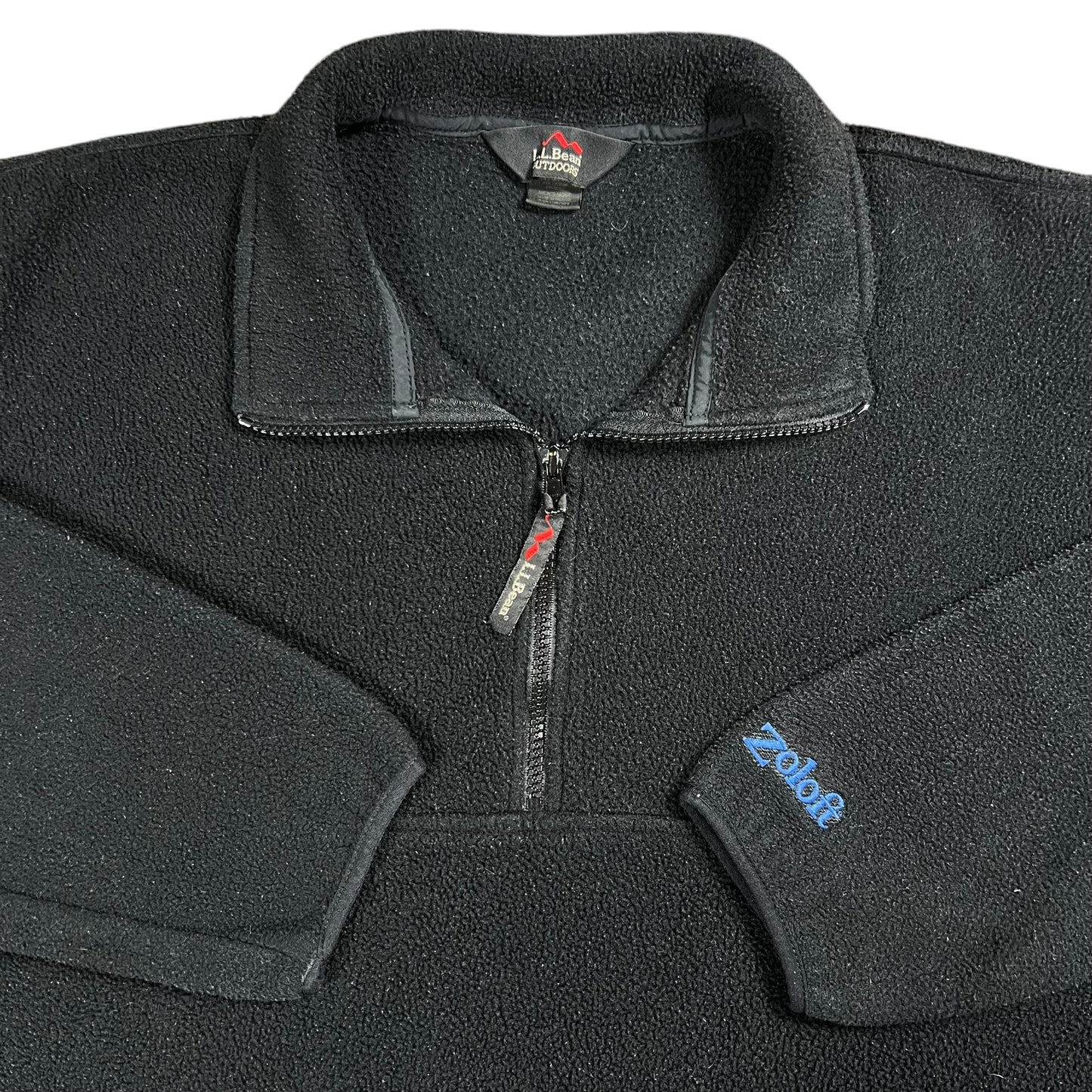 Vintage 90s Zoloft L.L. Bean pharmaceutical promo zip up fleece (M)