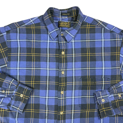 Vintage 90s Eddie Bauer USA made cotton flannel button up shirt (L)