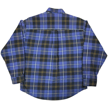 Vintage 90s Eddie Bauer USA made cotton flannel button up shirt (L)