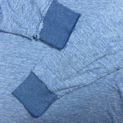 Vintage 1970s Duofold cotton faded distressed long sleeve thermal shirt (L)
