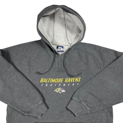 Vintage Y2K Reebok Baltimore Ravens Equipment NFL hoodie (XL)