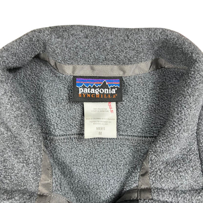 Vintage 2000 Patagonia Synchilla PEACE ON EARTH patch full zip fleece jacket (M)