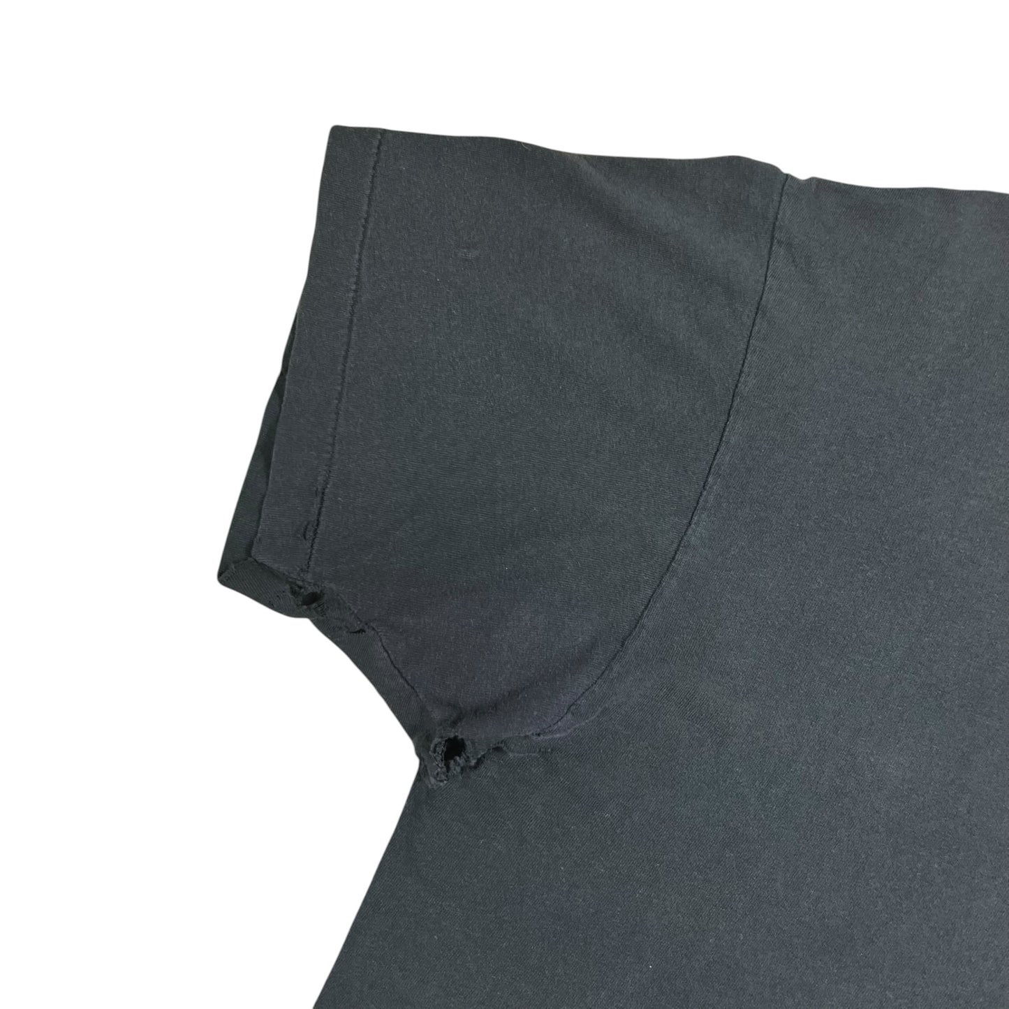 Vintage 80s faded black ghost pocket tee (L)