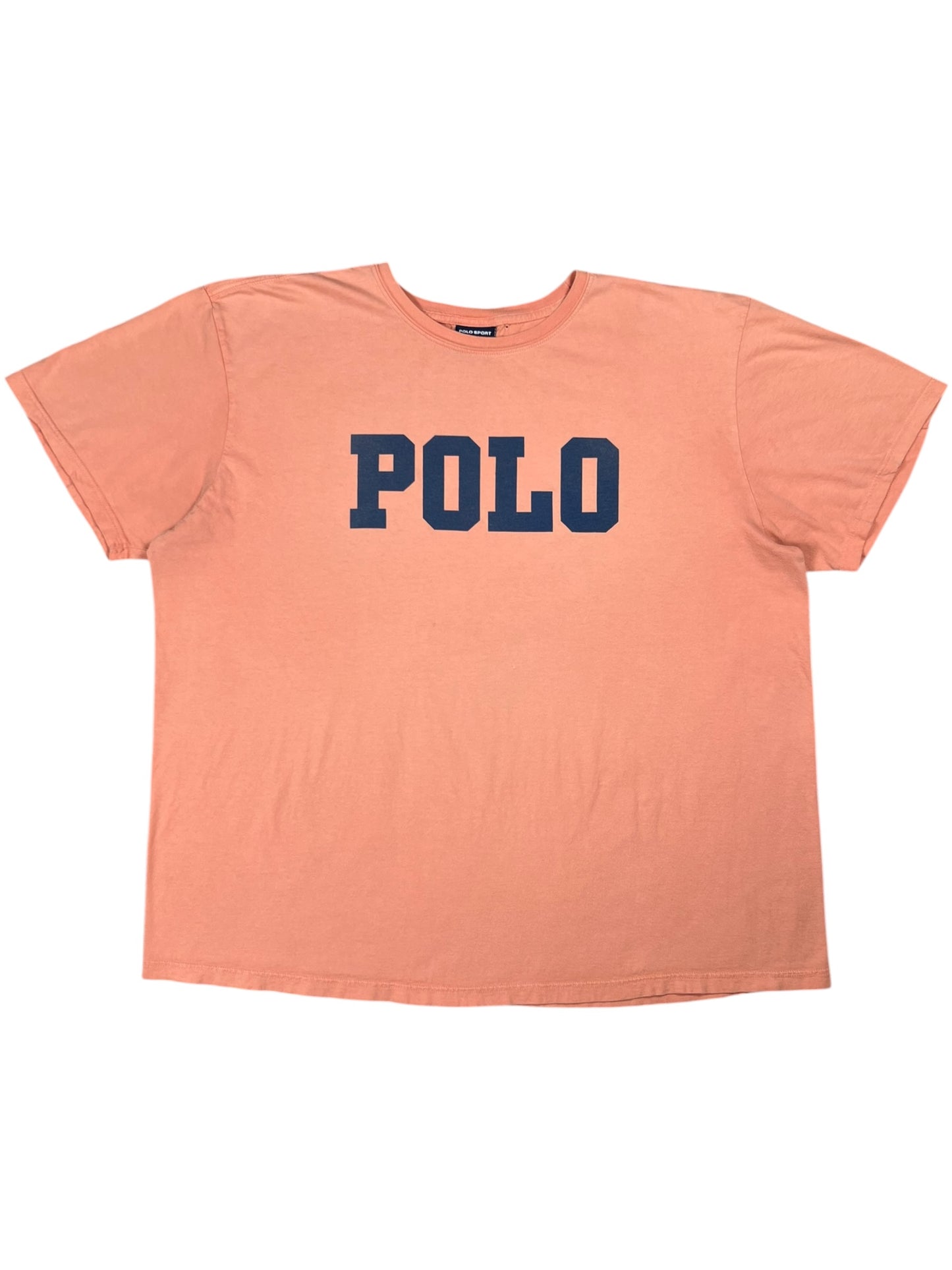 Vintage 90s Polo Sport Ralph Lauren POLO faded tee (XL)