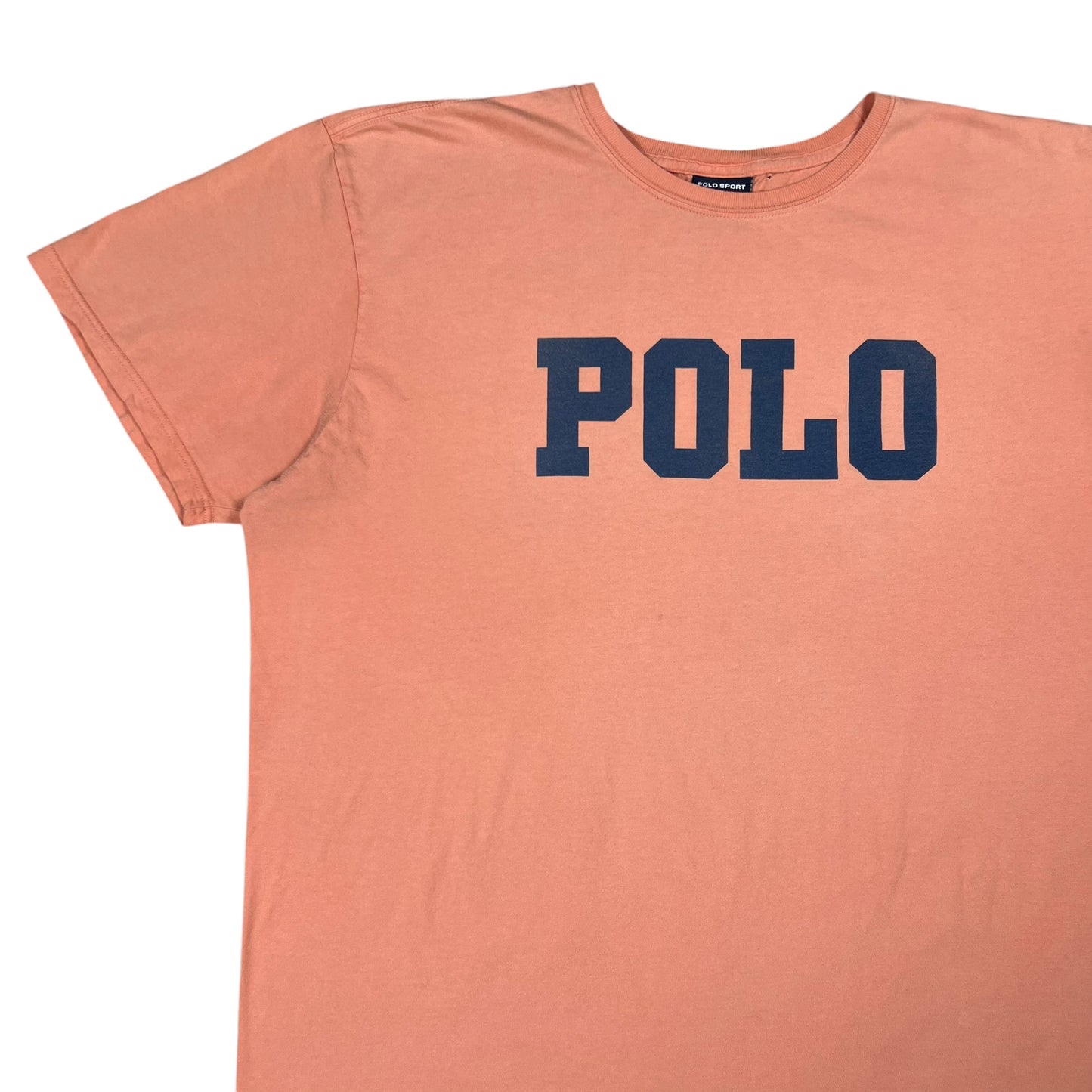Vintage 90s Polo Sport Ralph Lauren POLO faded tee (XL)