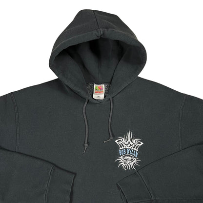 Vintage 90s Fruit of the Loom Bob Dylan logo band hoodie (L)