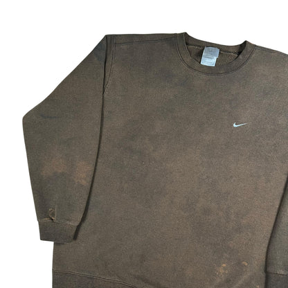 Vintage Y2K Nike acid wash faded mini swoosh crewneck (XXL)