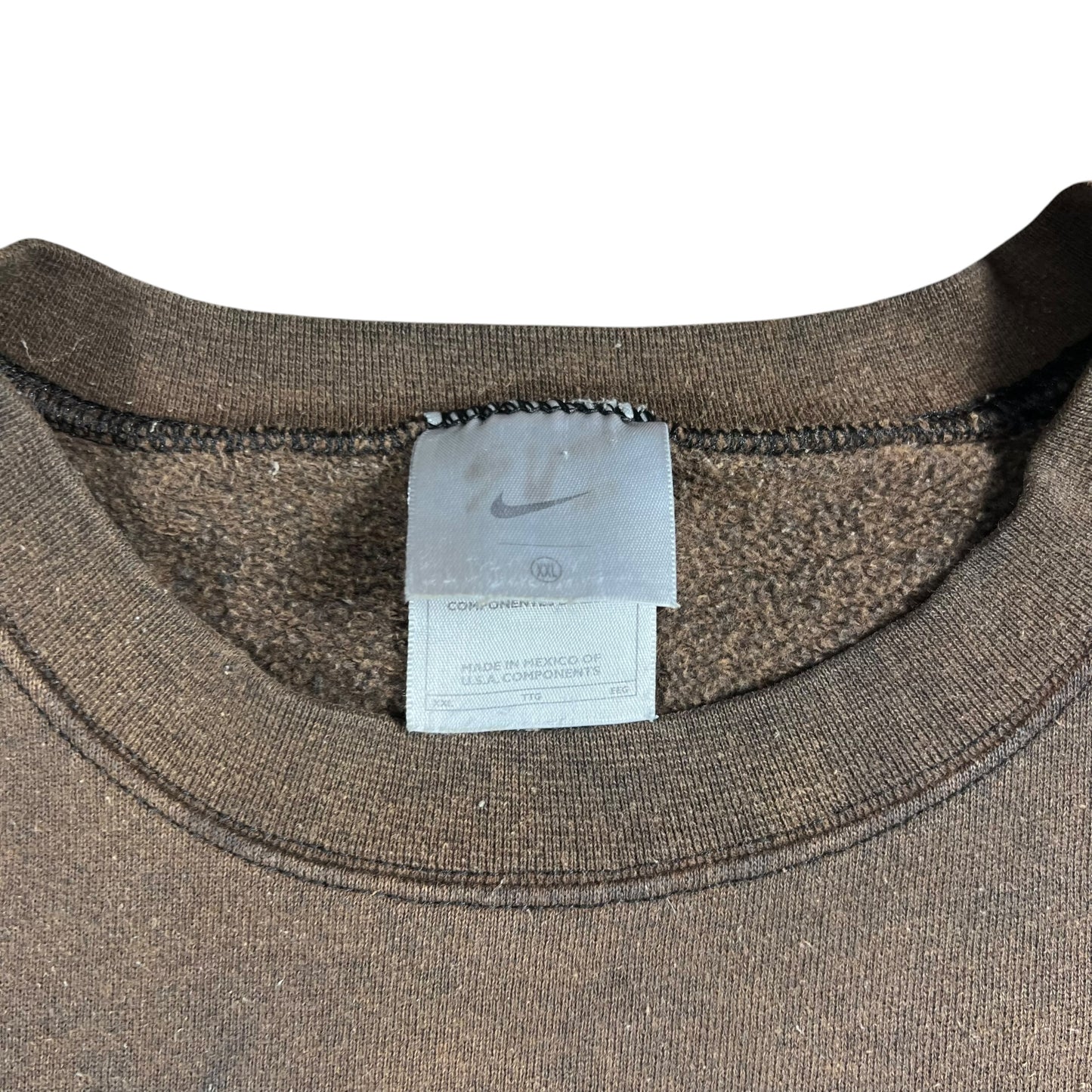 Vintage Y2K Nike acid wash faded mini swoosh crewneck (XXL)