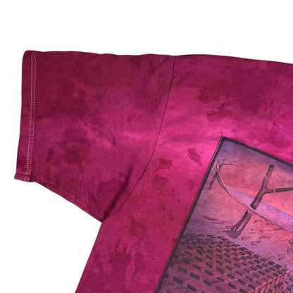 Vintage 90s Salvador Dali Museum The Disintegration of the Persistence of Memory over dye art tee (XL)