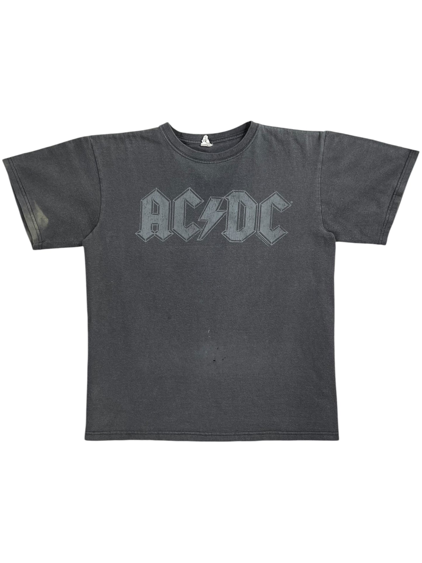 Vintage 2004 Anvil AC/DC faded black band tee (M)
